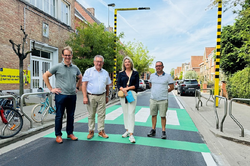 Zandstraat in Sint-Andries klaar voor nieuwe schooljaar